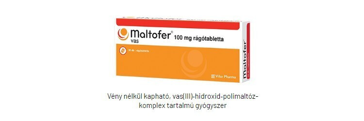Maltofer, vaspótlás