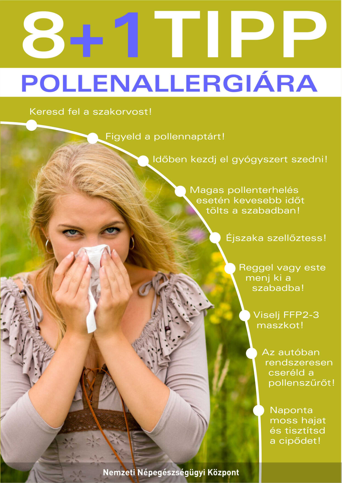 8+1 tipp pollenallergiásoknak
